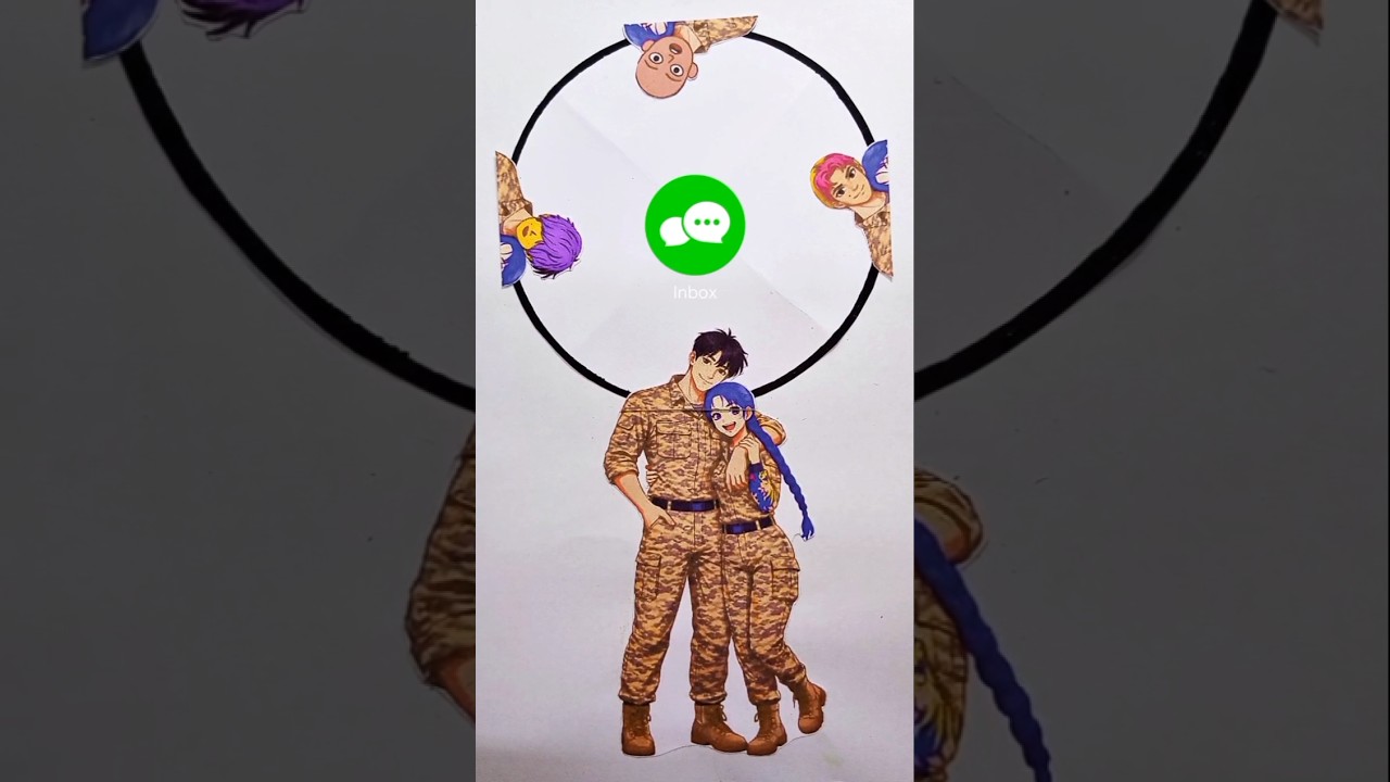 K-Pop Demon Hunters — простая игра с вращающимися бумажными фигурками | Угадай правильную голову ...