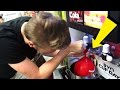 FILLING A BALLOON WITH SLURPEE