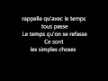  corneille  les simple choses lyrics 