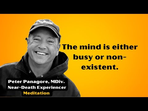 The mind is either busy or non existent