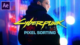 Pixel Sorting [ NO PLUGINS ] How to make the Cyberpunk 2077 Transition Effect
