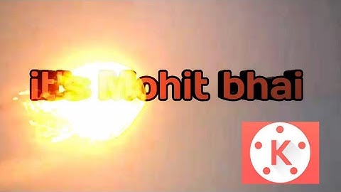 How to make 3d intro on android with kinemaster for youtube videos