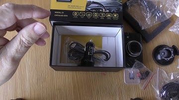 Z-EDGE Z3 CAR BLACK BOX DASHCAM (UNBOXING)