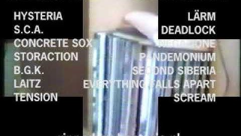 Definite Choice Video Party 1 1987 w/Heresy, BGK, Negazione, Pandemonium, Lärm, Concrete Sox...)