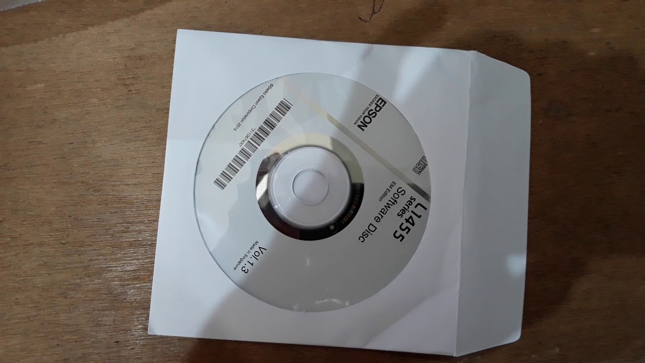 Installing Driver Epson L1455 YouTube