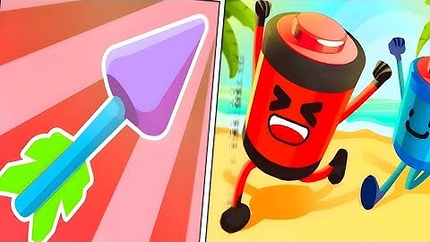 Battery Run, Arrow Fest - All Level Gameplay Android,iOS #7 #BatteryRun #ArrowFest Games Playing PRO