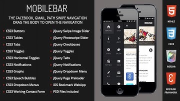 Mobilebar Mobile | Themeforest Website Templates and Themes