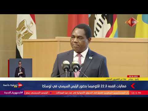 رئيس جمهورية زامبيا علينا أن نقوم بكل شيء ممكن من أجل استقلال وسلامة جميع دول القارة