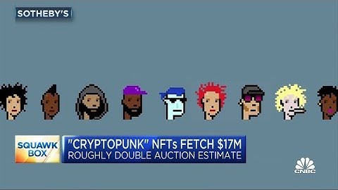 CryptoPunks NFTs sell for $17 million at Christie