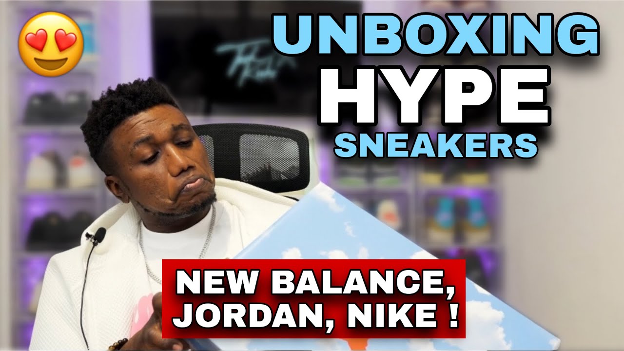 🔓 Unboxing HYPE Sneakers: New Balance, Jordans & Nikes! | Tosh Kicks ...