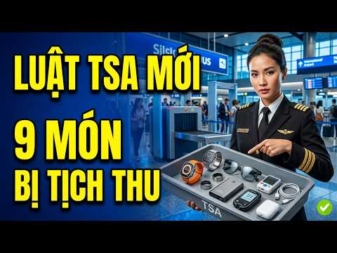 Tiếp Viên Cảnh Báo: TSA Đang Tịch Thu 9 Món Này Ở Sân Bay Mỹ – Việt Kiều Bay Về Việt Nam Cẩn Thận