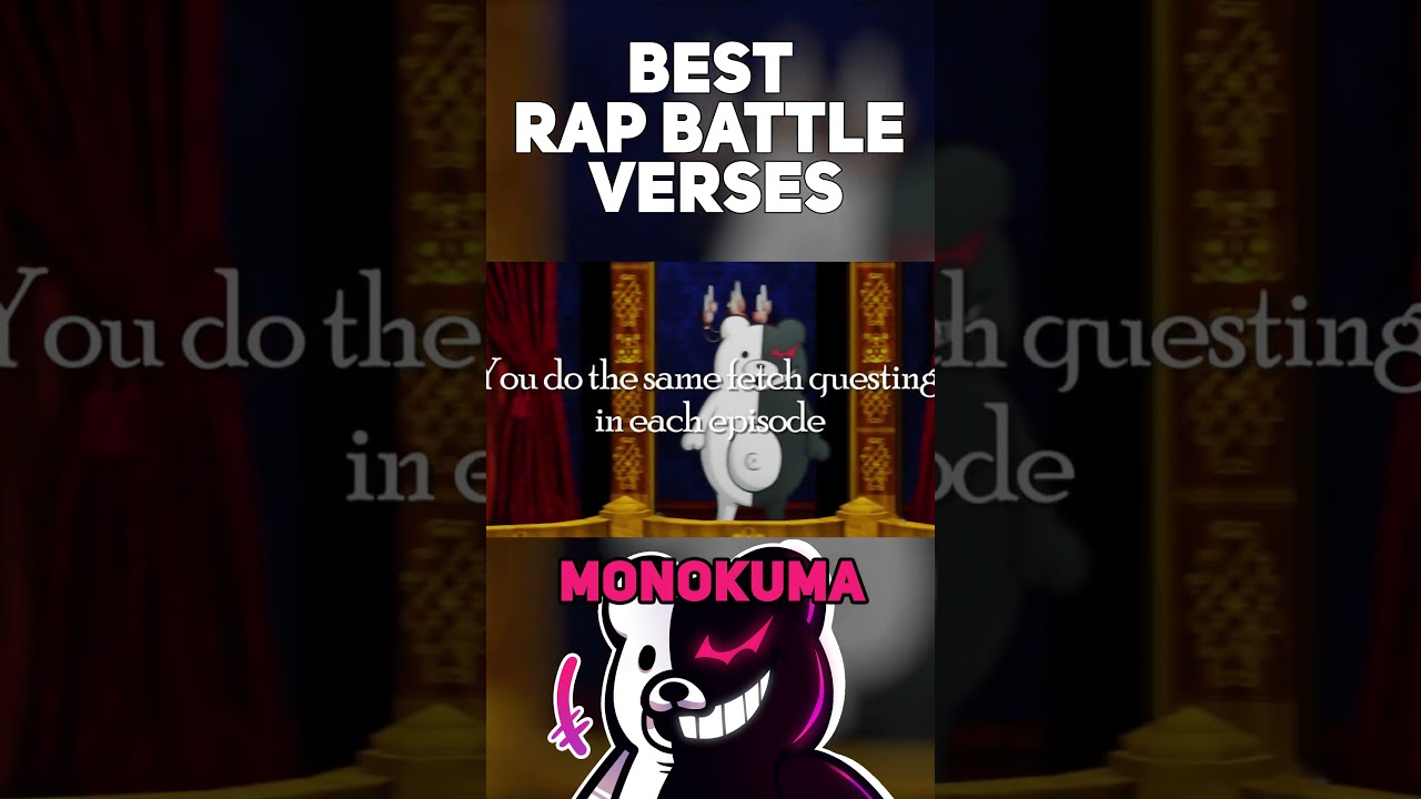 Watch MONOKUMA! (BEST RAP BATTLE VERSES) #rapbattle #monokuma #danganronpa #bluesclues on YouTube Watch MONOKUMA! (BEST RAP BATTLE VERSES) #rapbattle #monokuma #danganronpa #bluesclues on YouTube