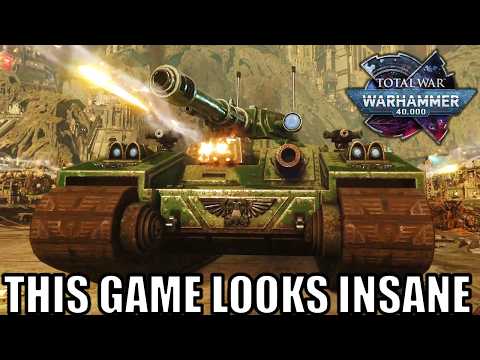Total War Warhammer 40k NEW Imperial Guard vs Orks Battle Gameplay is Absolutely INSANE