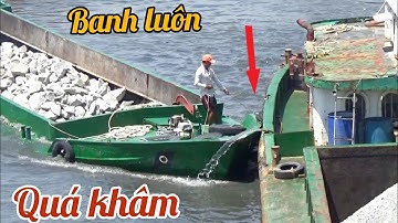 NHỮNG LẦN VA CHẠM ngoài ý muốn rất bất ngờ / sà lan khẩm vượt cống