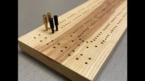 Crafting a Cribbage Board: A Unique Holiday Gift Idea!