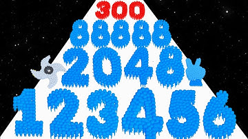 Crowd Number Run 3D vs Level Up Runner - Level Up Number (NOOB vs PRO vs HACKER) Mobile Game