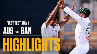 AUS vs BAN 1st Test Day 1 Highlights: Hasan Mahmud 6-Wicket Haul Stuns Australia
