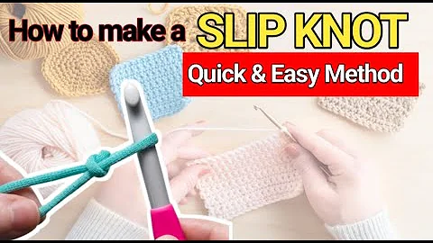 How to make a Slip Knot | Beginner’s Tutorial for Slip Knot | Crochet for Beginners