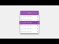 List item with awesome hover effect - pure html css