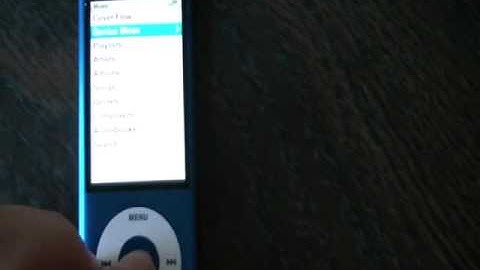 How To Fix A Frozen ipod Nano
