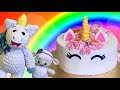 Торт-ЕДИНОРОГ! Мастер-класс от Дашиной мамы! Unicorn Cake.