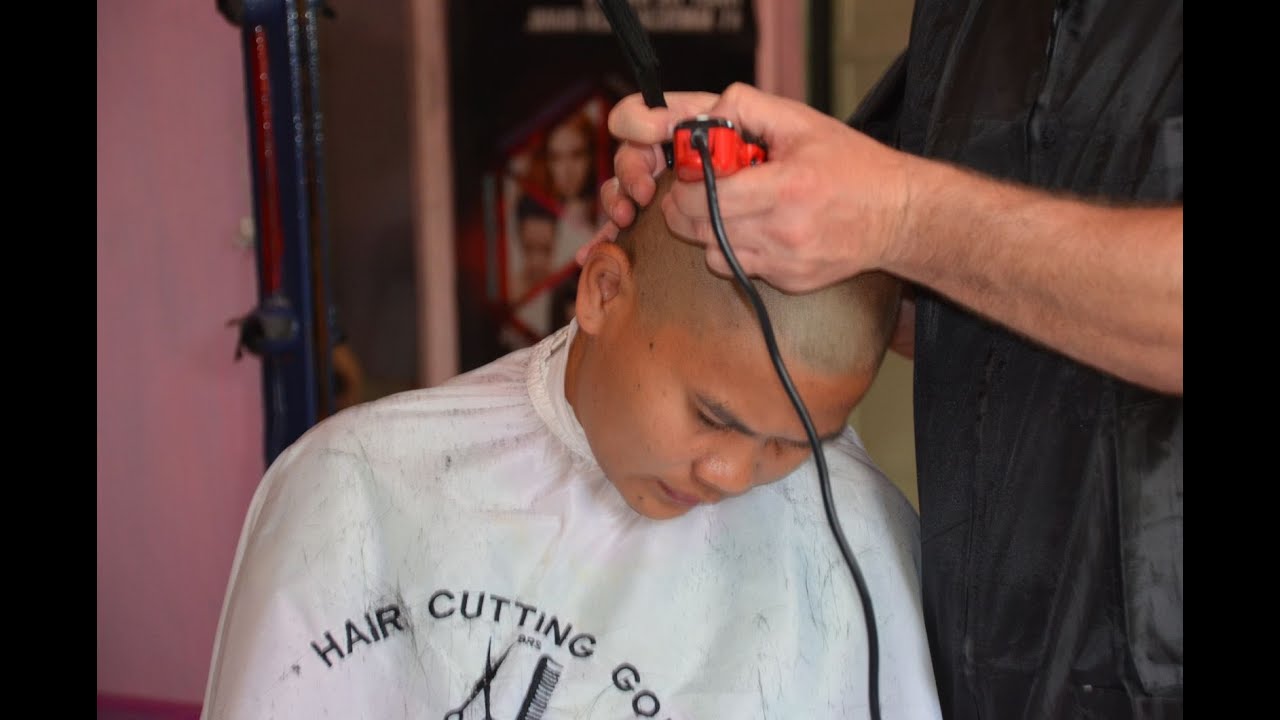 Girl clipper head shave - YouTube