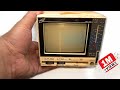 Restauration mini tv produite en 1992  restauration de tlvision antique  restaurer lancien mini