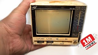 Restoration Mini TV produced in 1992 | Antique television restore | Restore old Mini TV