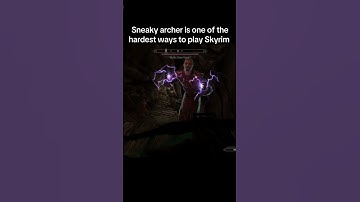 Sneaky archer is one of the hardest ways to play Skyrim #skyrim #elderscrolls #skyrimspecialedition