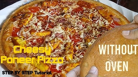 SECRET to Ultra Cheesy Paneer Pizza - Make Without Oven! (So Easy!) | सुपर चीज़ी पनीर पिज़्ज़ा