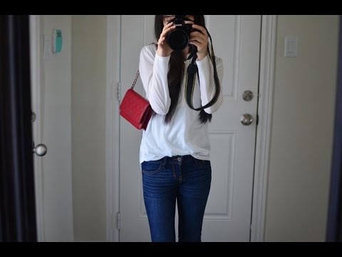 OOTD feat. the Red Chanel Wallet on Chain WOC - YouTube