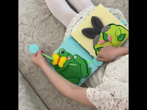 Развивающая книжка для самых маленьких. - YouTube