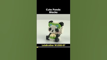 Panda W1508-07 Mini Blocks Preview #lego #brick #miniblock #nanoblock #block