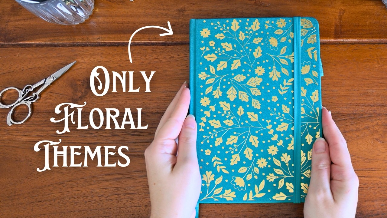6 Months of Floral Journal Theme Inspiration | Mystery Journal