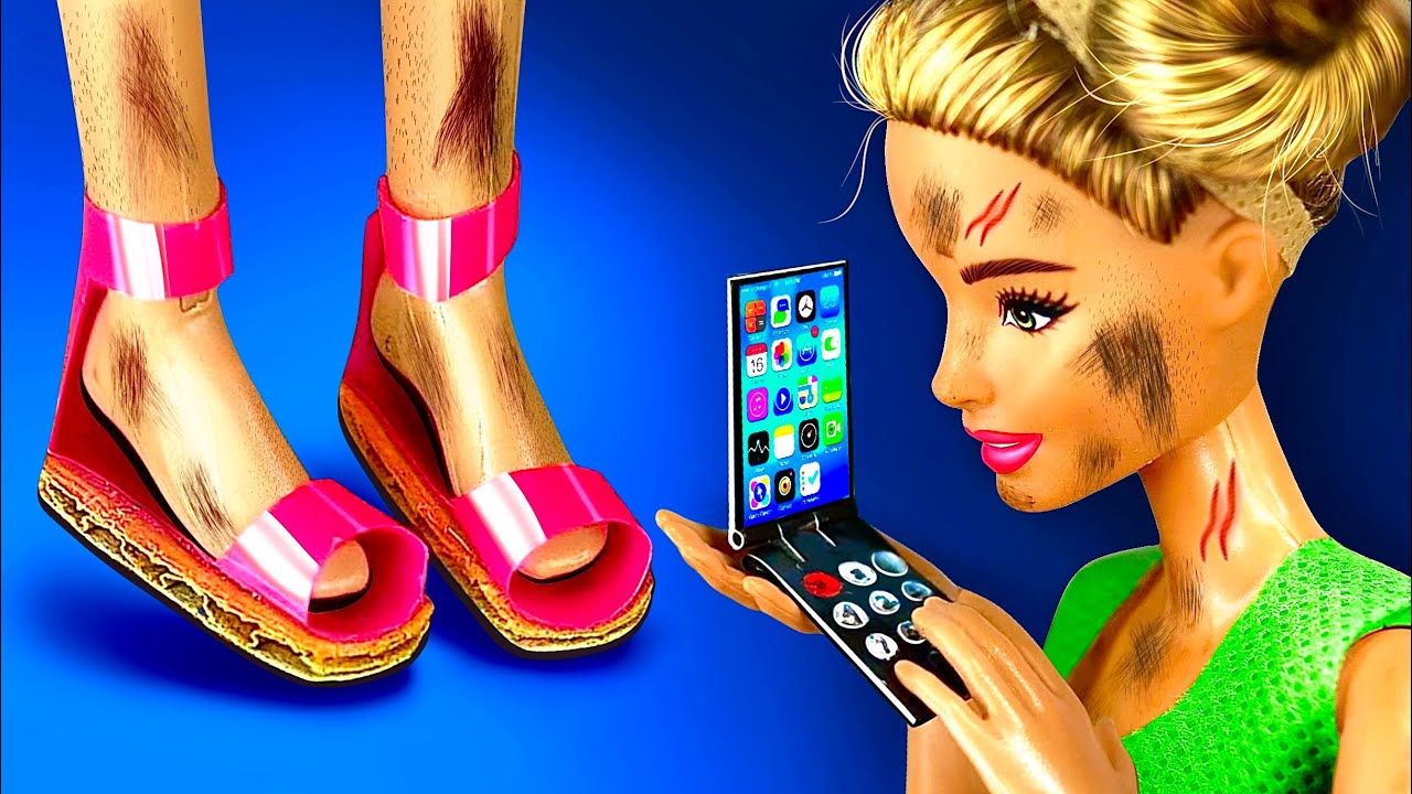 16 Barbie Hacks for transformation / DIY Doll crafts / Rich vs Poor ...
