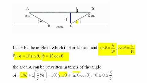 Calculus I Ch 4g2 Rain Gutter