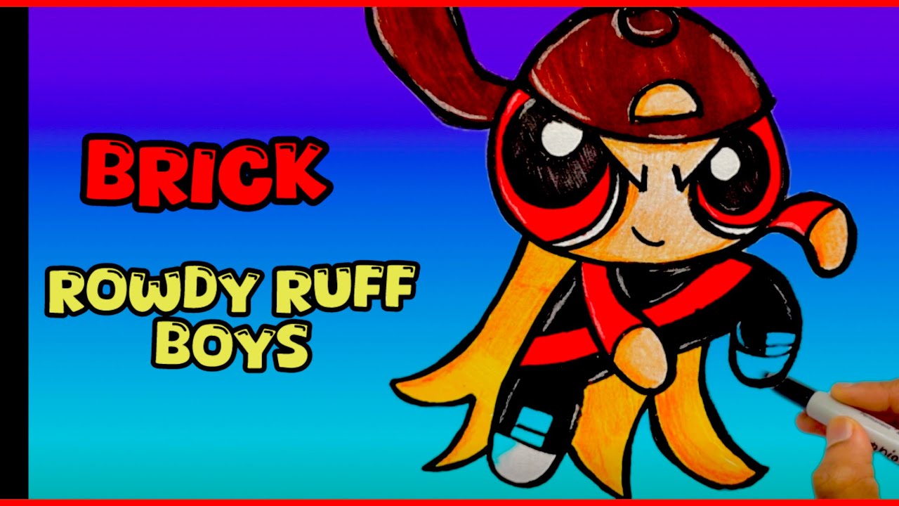 How to Draw Brick from Rowdy ruff Boys | Powerpuff Girls @Simply_art931 ...