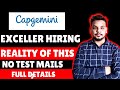Reality of Capgemini Exceller Hiring 2025 | Capgemini Hiring | Details | You Will Get Assessment ?