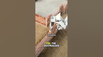 The robot is transforming home building by laying 300 bricks per hour! #ainews #aitools #aitrends