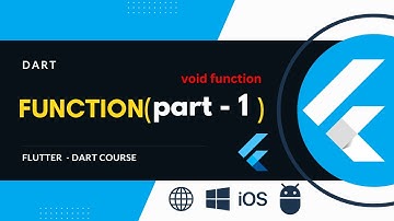 22 - الداله الجزء الاول || Function (Void Function)  (dart language)