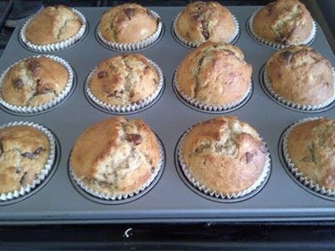 Banana & Chocolate Chip Muffins Recipe