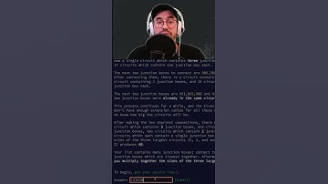 🤩 Advent Of Code 2025…in Rust ! Jour 8/12 - Partie 1 🦀 | #permacodeur sur #Twitch