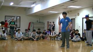 20130430 四校battle Poppin四強 Cabobo.柑柑(勝) vs 大頭.乃G