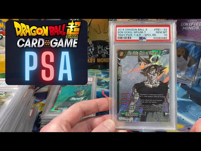 My ENTIRE PSA 10 Graded Dragon Ball Super Card Game Collection
