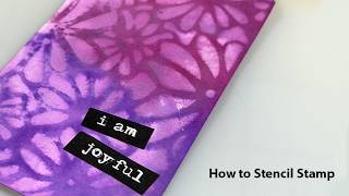 The Secret to Perfect Blended Backgrounds (It’s Stenciling!)