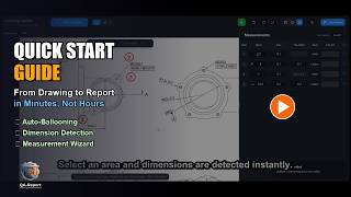 QA-Report Quick Start — From Drawing to Inspection Report in Minutes