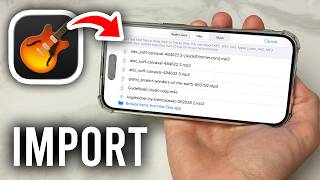 How To Import Sound Files In Garageband Iphone Or Ipad - Tutorial