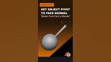 I Found The SECRET To Mastering Pivot To Face Normal In Blender