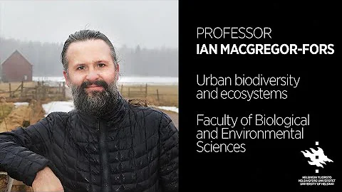 Ian MacGregor-Fors: Biodiversity can inform us on ...