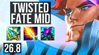 TWISTED FATE vs SYLAS (MID) | KR Challenger | 26.8